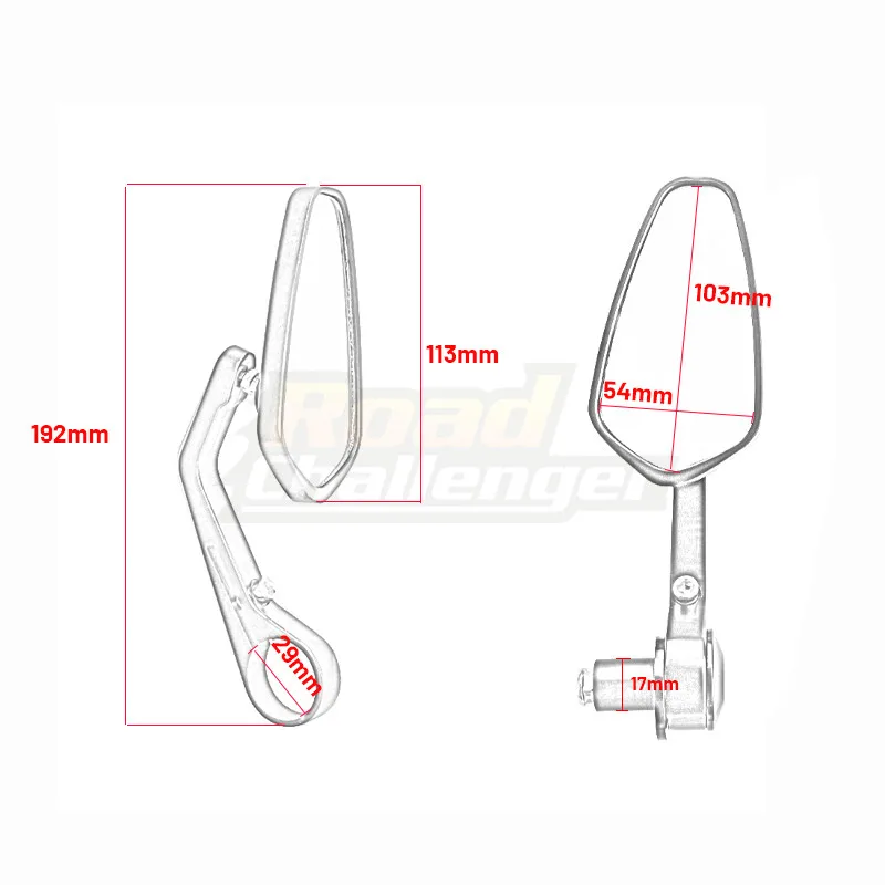 Универсальный 22 мм 7/8 &quotалюминиевый мотоцикл Ручка Бар Конец Зеркала заднего