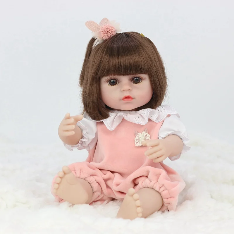 38 см Полный Силиконовые питьевой воды в средства ухода за кожей Reborn Baby Doll Игрушки
