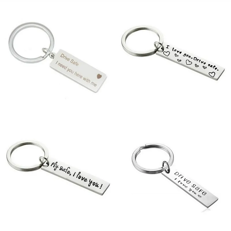 

1pcs Drive Safe Keychain Party Favor Personalized Bottle Openers Key Chain Wedding Favors Brewery Stainless Steel Drive Safe