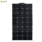 Гибкая солнечная панель 100 Вт 200 Вт 300 Вт 400 Вт полумонокристаллическая батарея 12 в зарядное устройство с 22% эффективностью зарядки