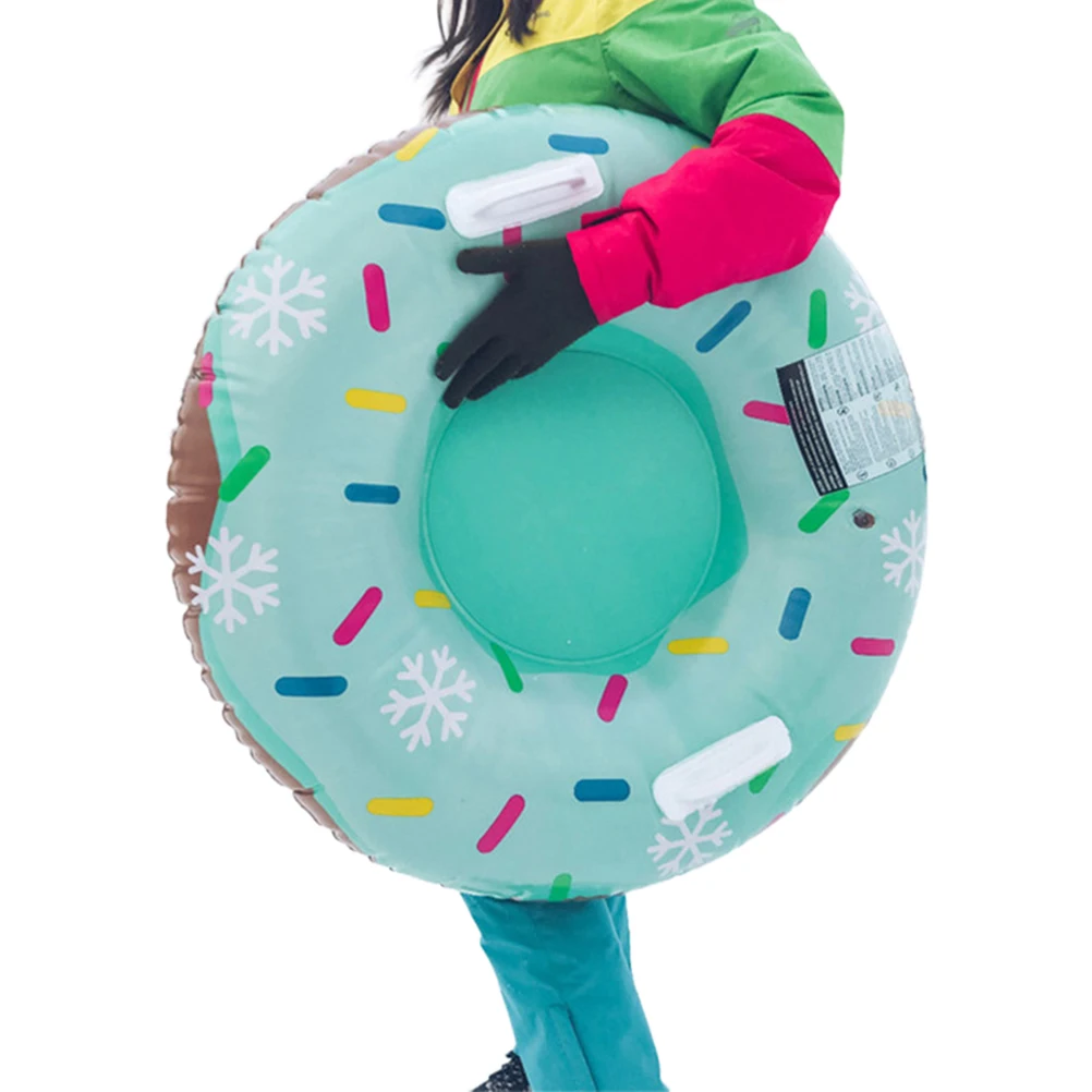 

Extra Large Inflatable Snow Tube Floated Skiing Board Ski Circle With Handle Inflatable Children Adult Skiing Equipment Snow Toy