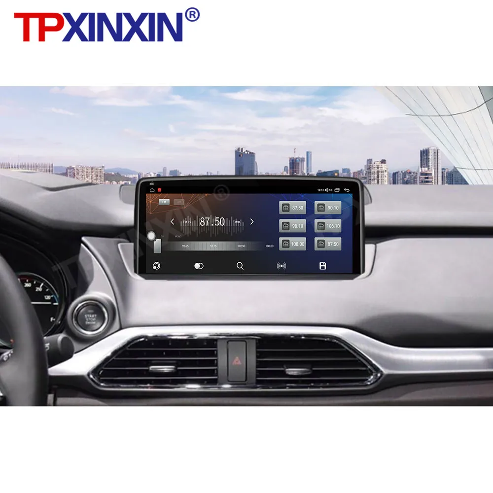 저렴한 안드로이드 10 6 + 128G ROM 마즈다 CX-9 2016-2021 차량용 멀티미디어 GPS 네비게이션 스테레오 Headunit 무선 Carplay