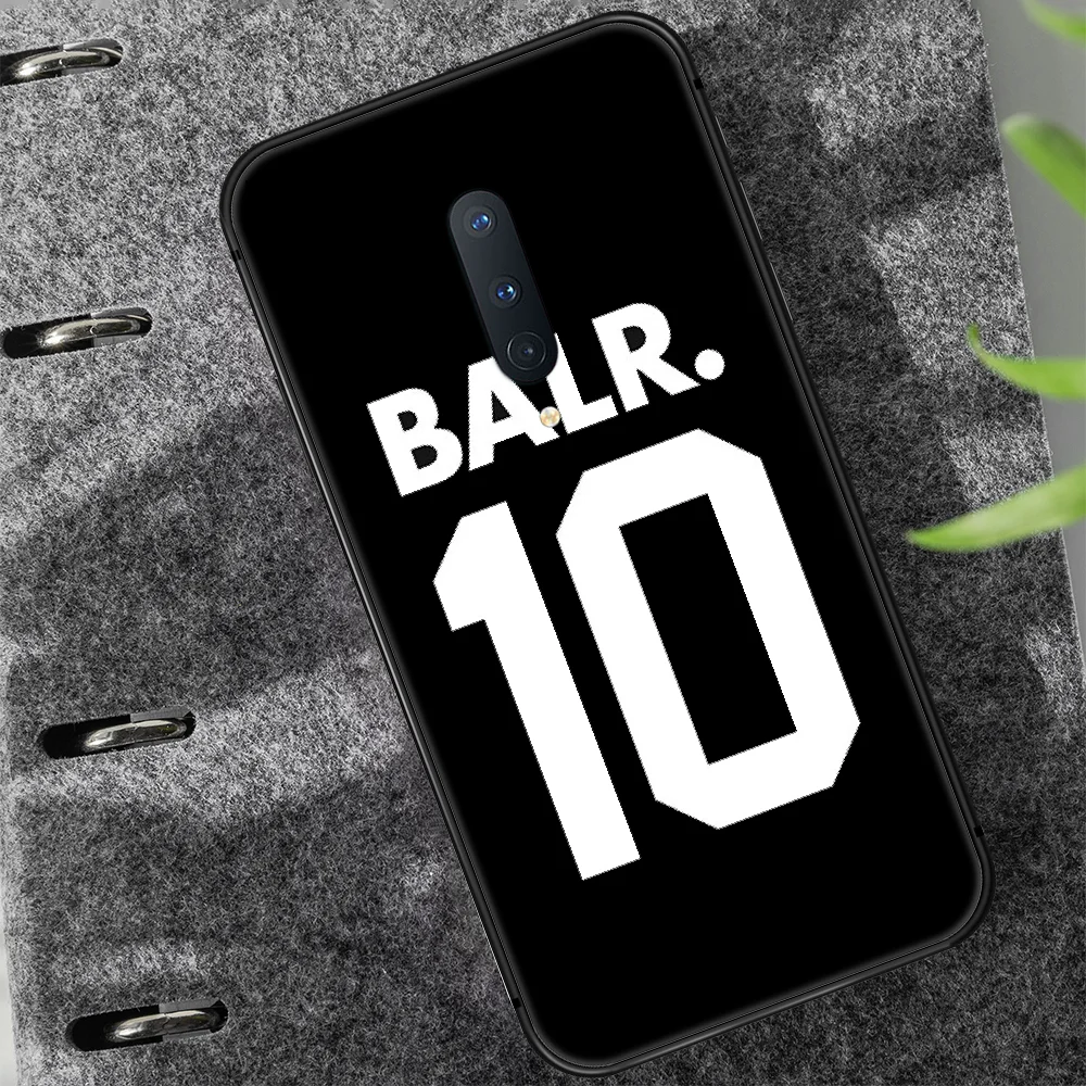 

Life Of A BALR Phone Case Cover Hull For 1+ Oneplus 5T 6 6T 7 7T 8 8T Pro black Back Luxury Hoesjes Trend Cover Fashion