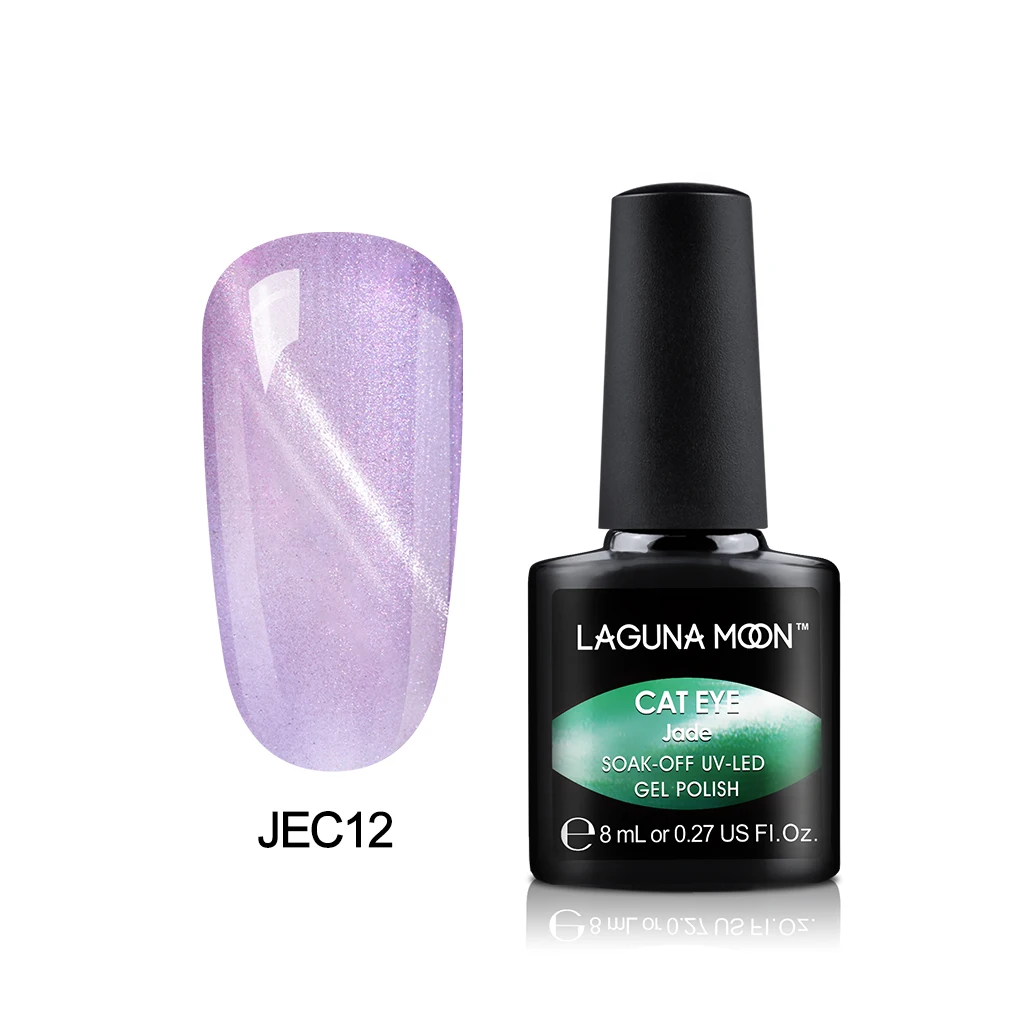 Lagrunmoon 8 мл нефритовый кошачий глаз краска гель лак для ногтей DIY гель uv Vernis Гель-лак для светодиодной сушки геллак кошачий глаз тиснение Лаки - Цвет: 12