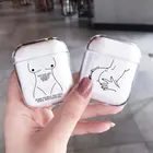 Чехол для наушников Apple Airpods 21 Белый силиконовый защитный чехол для наушников Bluetooth чехол для наушников с абстрактным геометрическим рисунком линий