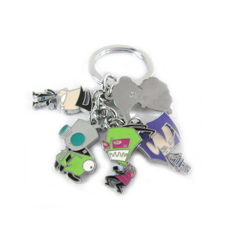 

K1649 Alien Cartoons Gifts Metal Keychain Pendant Car Keyholder Gift Key Chain For Men Boys