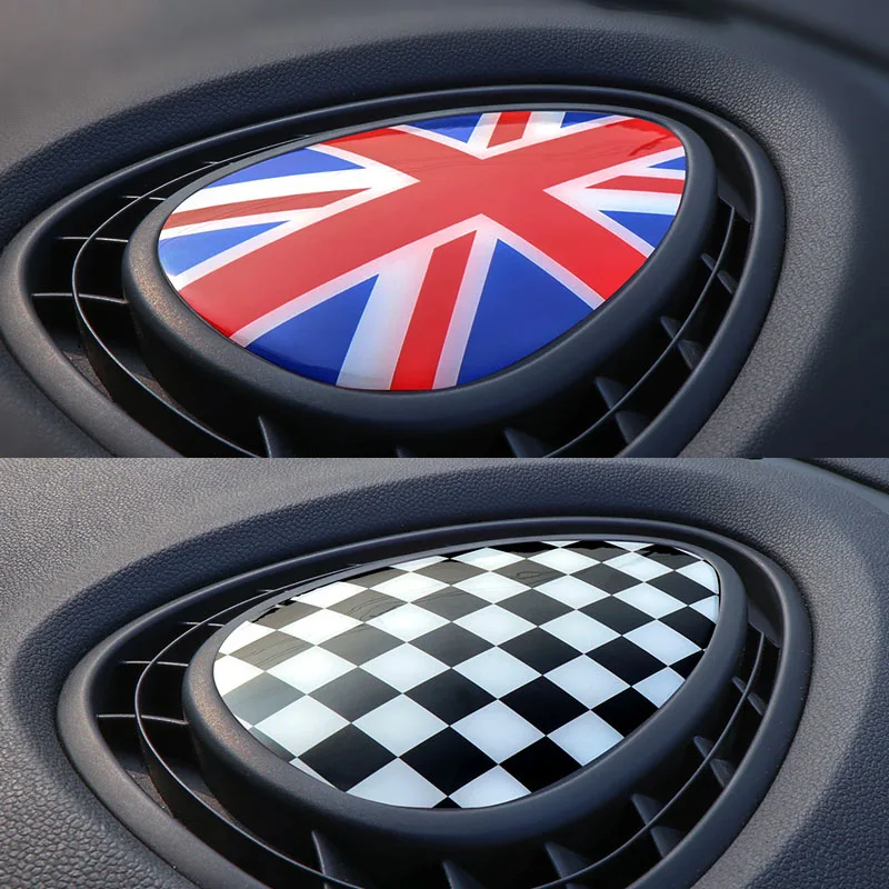 Специальный защитный 3D чехол с центральным воздуховыходом Union Jack наклейка для MINI