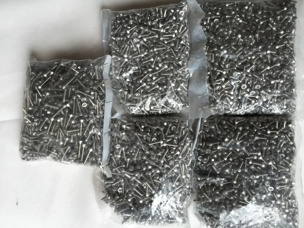 Набор шестигранных болтов Fixmee 100 Метрическая резьба м3 из нержавеющей стали 304