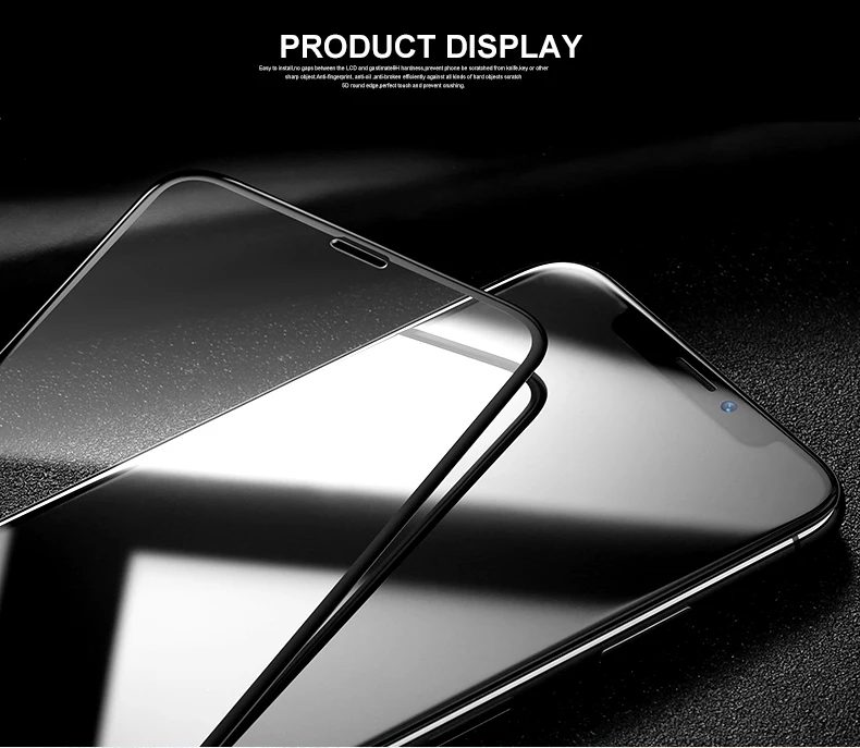 YIYONG 10 D полное покрытие закаленное стекло для iPhone 11 Pro Max стекло для iPhone X XR XS Max Защита экрана для iPhone11 Pro стекло