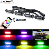 ijdm bluetooth wireless remote control rgb led for 2016 up toyota tacoma wtrd pro grill only front grille lightingraptor style