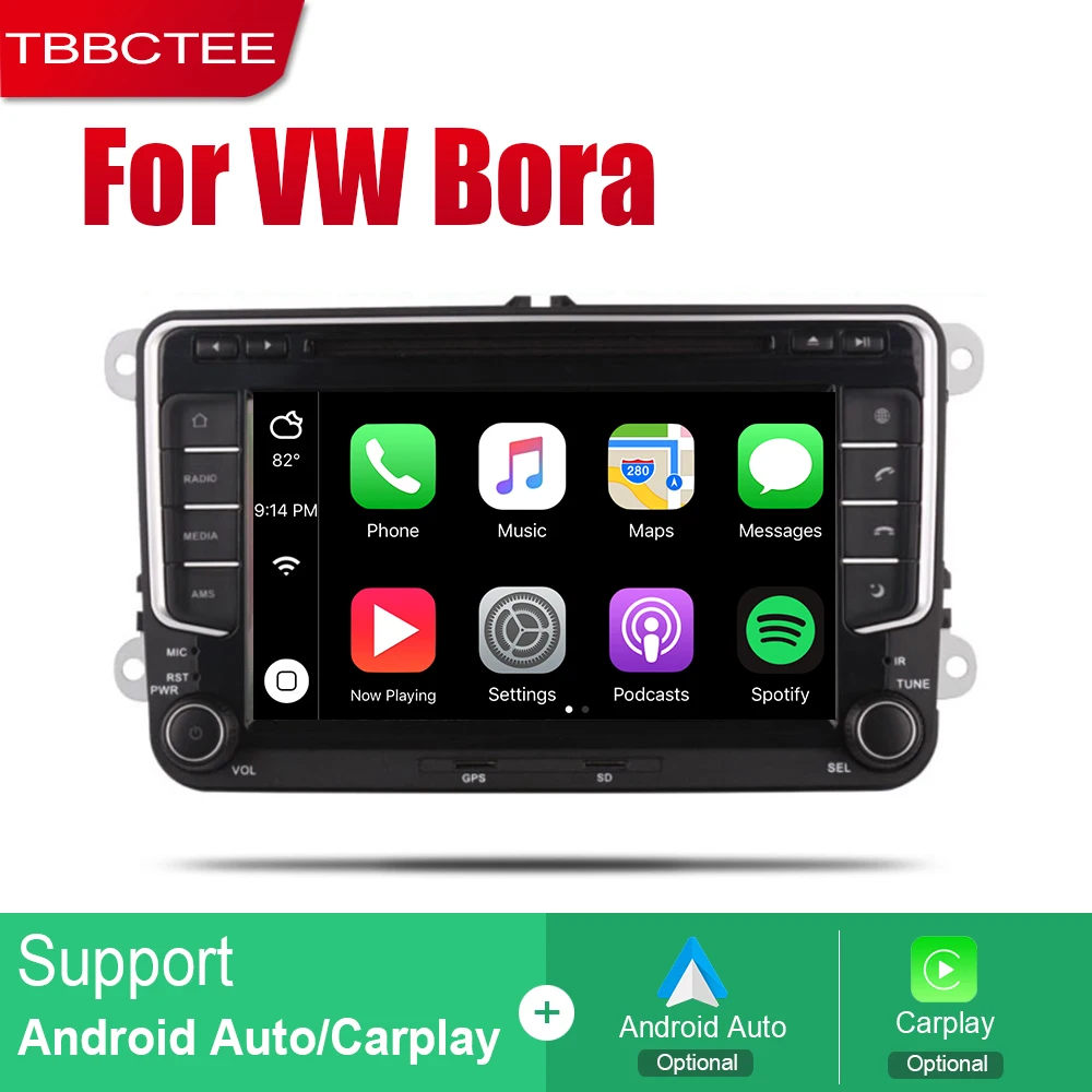 Android Car DVD GPS Navi for Volkswagen VW Bora 2005~2018 player Navigation WiFi Bluetooth Mulitmedia system audio stereo | Автомобили и