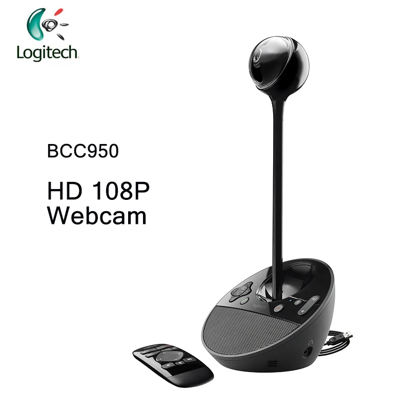 

Logitech BCC950 Conference Cam for Private Offices Home Offices&Most Any Semi-private Space Full HD 1080P Desktop Video Webcam