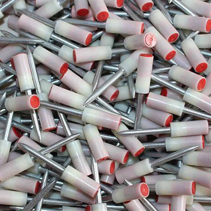 100PC 32mm/42mm Round Steel Nails for Gun Manual Power Tool Accessories DIY Home Ceiling Water Pipe Multipurpose | Инструменты