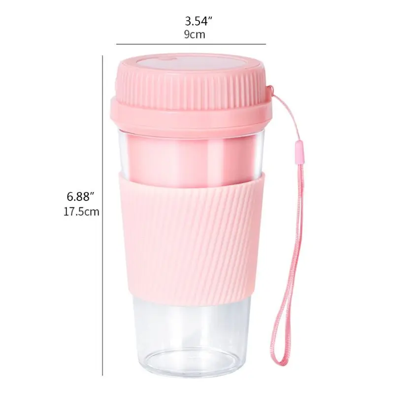 

Home Electric Juicer Cup Single Serve Personal Size Blender USB Rechargeable Fruit Vegetable Mixing Machine Appliances