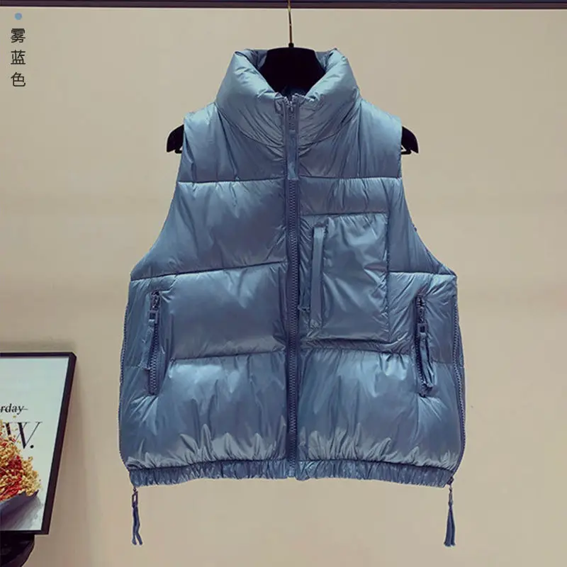 

Autumn and Winter Vest Vest Jacket Loose Casual Student Women's Short Padded Jacket Vest