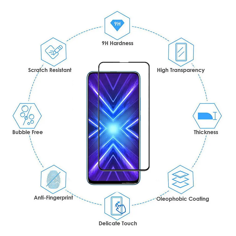 

Honor 9X Premium Glass On Huawei Honor 9XPremium 9 X X9 Tempered Glass Honor9XPremium Screen Protector Film Honor 9X Pro Glasses