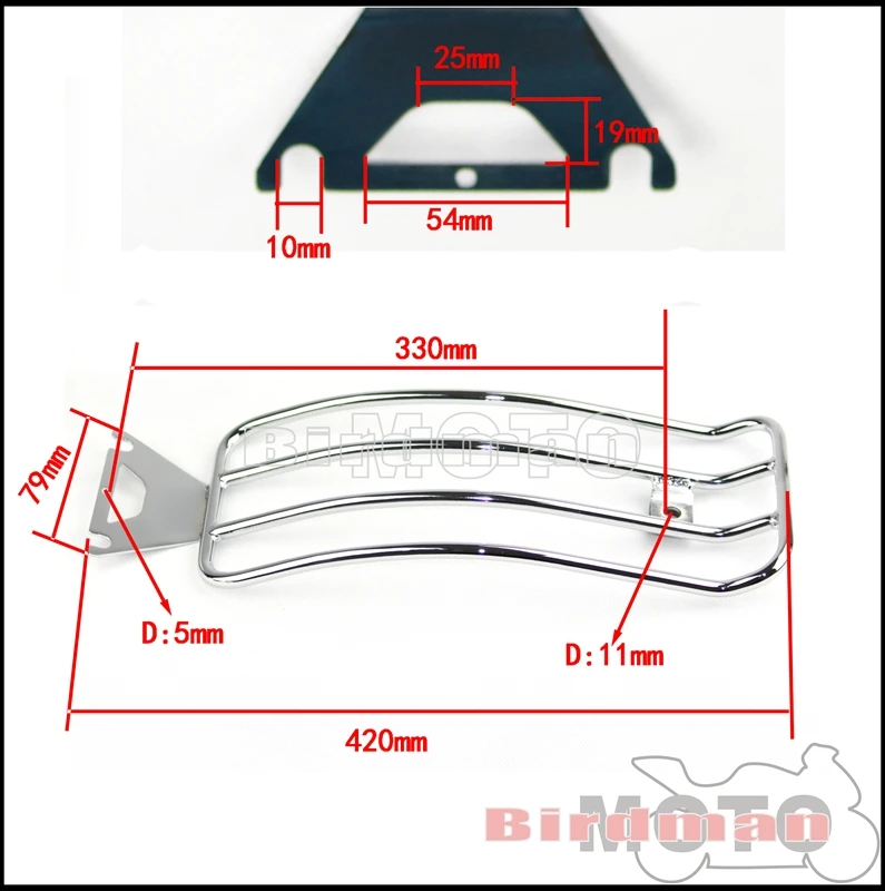 Подставка для крепления на полку мотоцикла для Harley Softail Road King Touring FLHX FLHT FLHR 1997-2015 (art.: 3920ba3aec820) - 3920ba3aec820