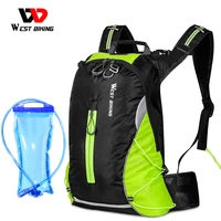 west biking cycling backpacks hydration backpack 16l large capacity outdoor sport cycling bag with 2l water bladder container