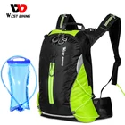 WEST BIKING велосипедные рюкзаки, рюкзак с гидратацией, вместительная сумка для велоспорта на открытом воздухе объемом 16 л с контейнером для водного пузыря объемом 2 л