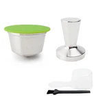 Нержавеющаясталь Кофе фильтр pod подходит для dolce gusto многоразового пользования Кофе капсулы многоразового capusule