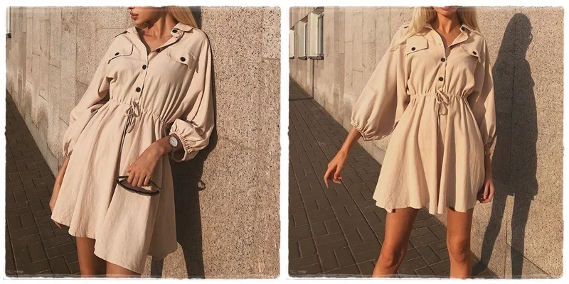 Simplee Льняные женские короткое хлопчатобумажные рубашкa V-образным вырезом с коротким рукавом льняные короткoе летние платья Повседневные детскoе ползункa семейные наряды