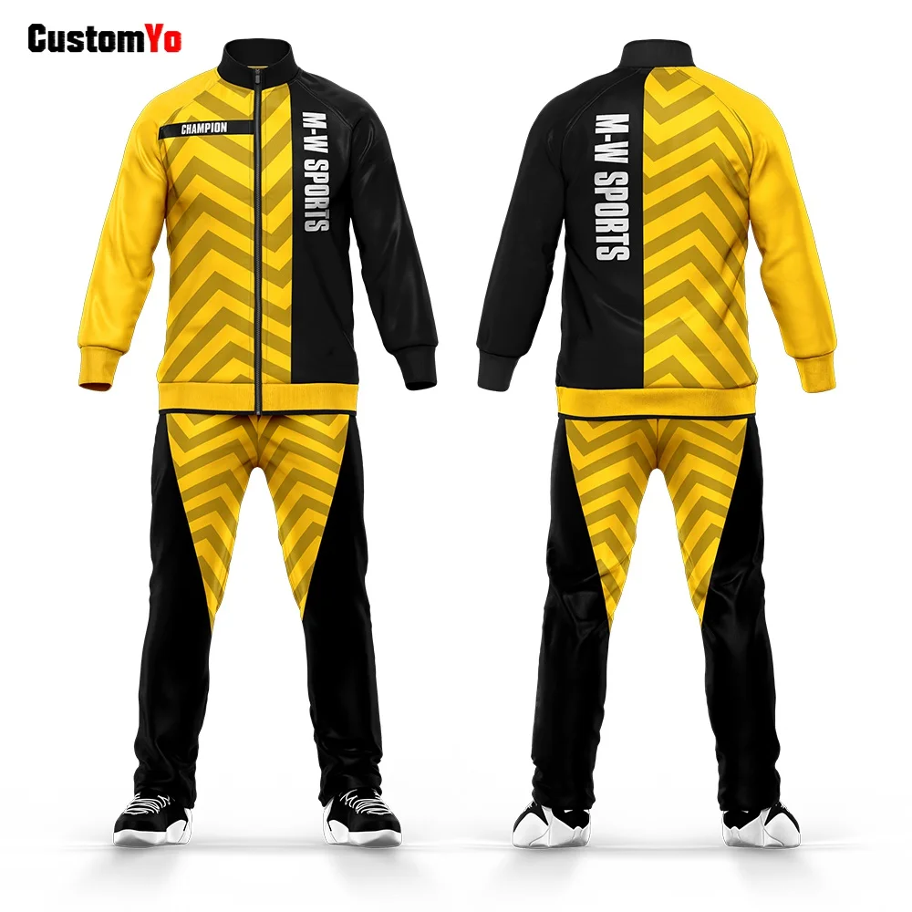 Оптовая продажа мужские костюмы для бега из 100% полиэстера спортивная куртка с