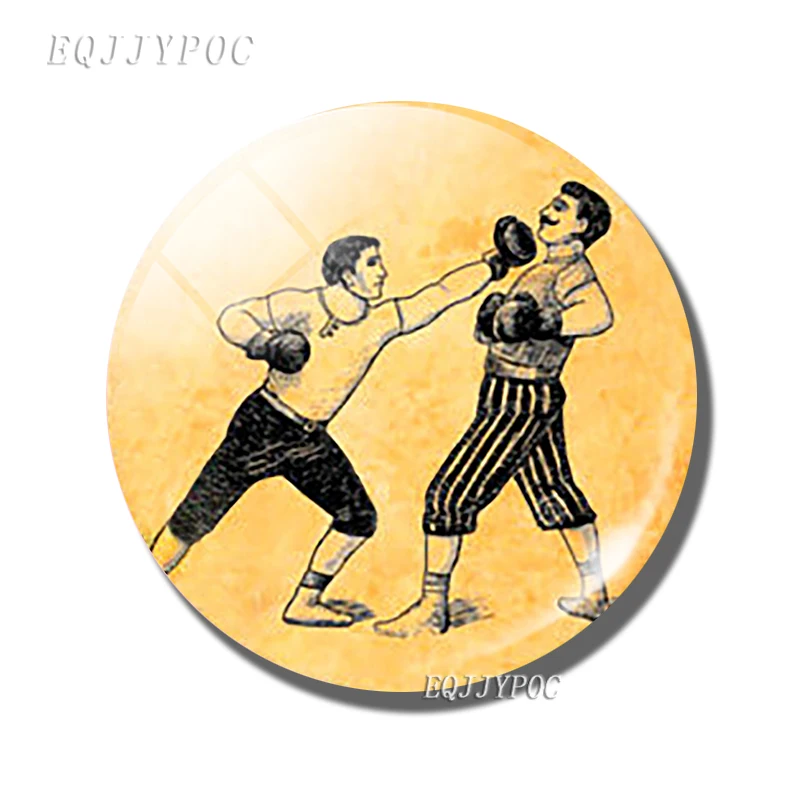 Коробка 30 мм магнит на холодильник спортивная ретро ВИНТАЖНАЯ фотография