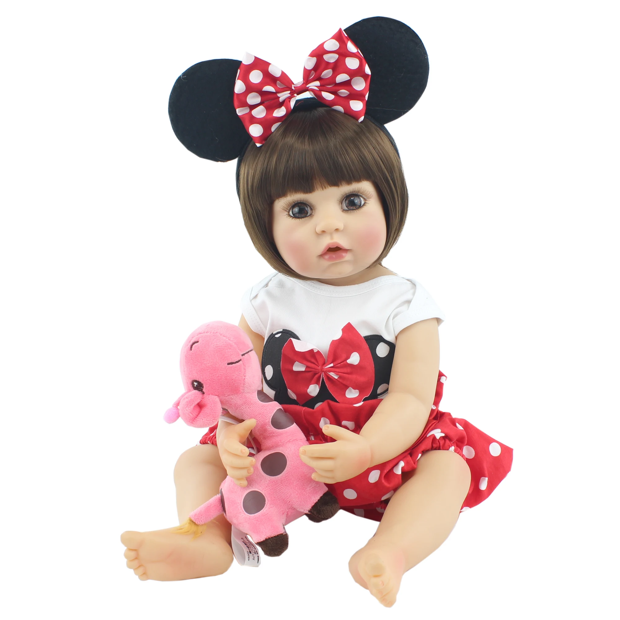 Мягкая силиконовая кукла-реборн BZDOLL Реалистичная виниловая кукла для