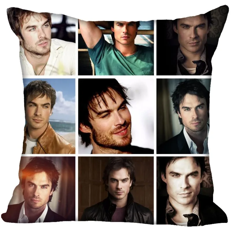 Чехол Подушка Ian Somerhalder домашняя невидимая Декоративная на молнии чехол s 40x40 45x45