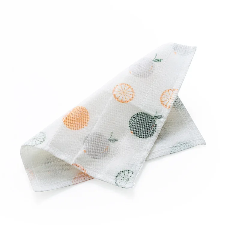 

10Pcs/Set Microfiber 8-layer Printed Rag Oil-Proof kitchen Thick Dish Towel Efficient Super Absorbent Cleaning Cloth Clea Tool
