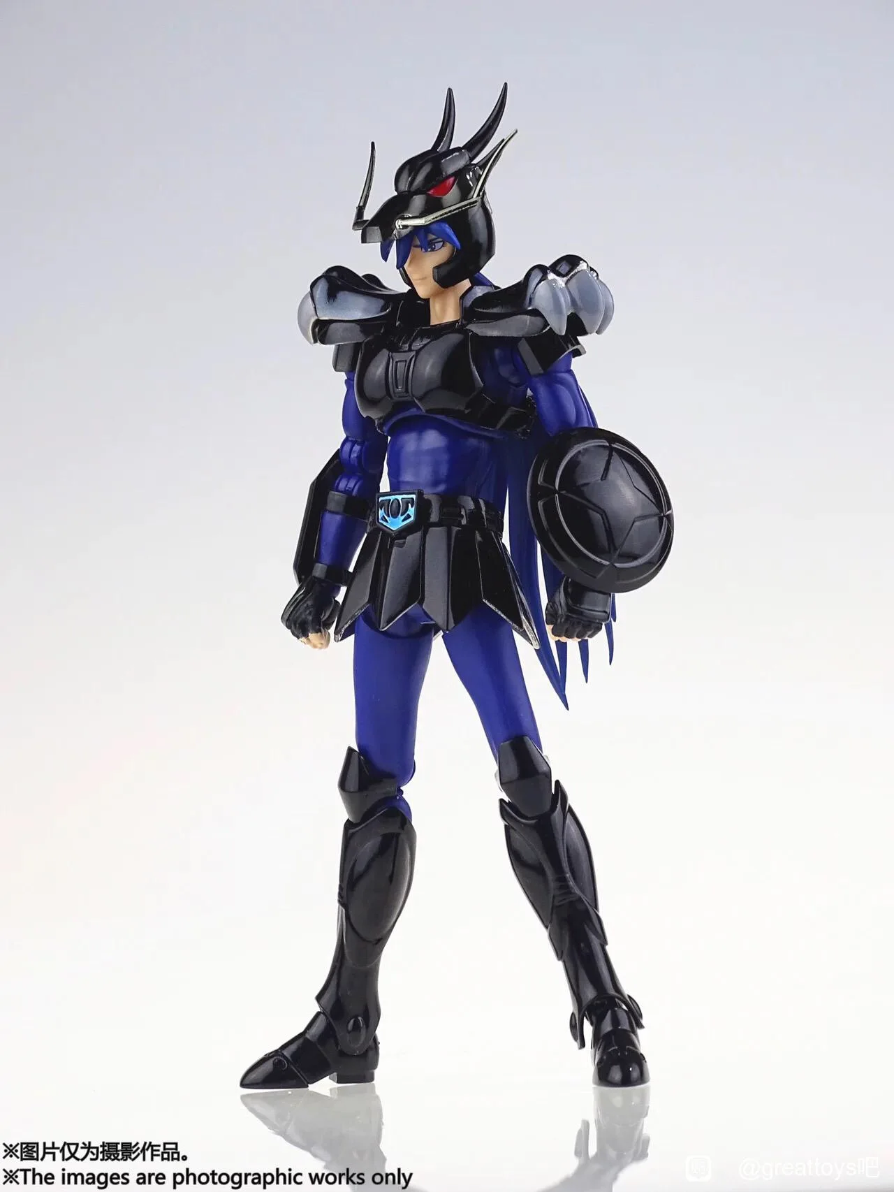 Great Toys Gt Ex Bronze Hades Specters Surplice Dark Black Dragon Draco Shiryu V1 Safety Cap Helmet Metal Armor Action Figure | Игрушки и