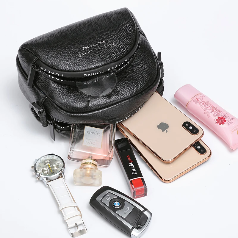 Повседневная женская сумка через плечо Wmnuo мягкие мессенджеры из натуральной