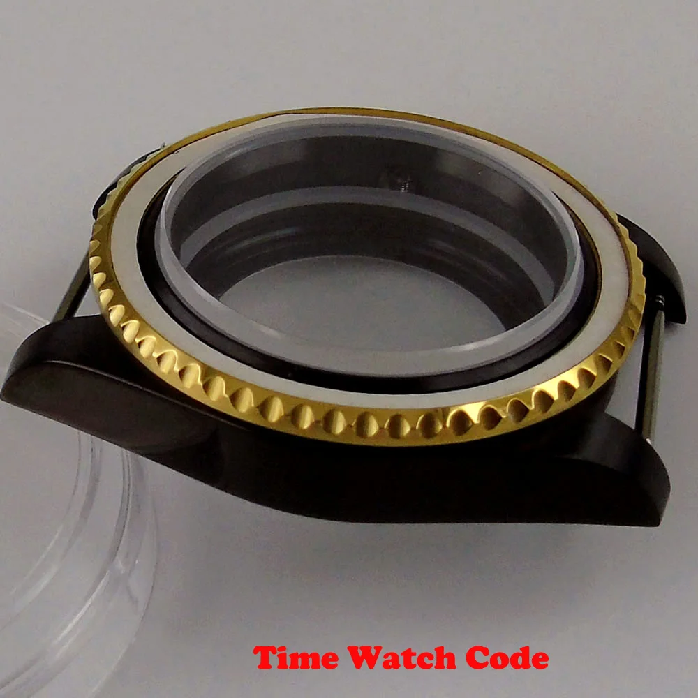 Часы BLIGER черные с автоматическим движением и сапфировым стеклом 40 мм |