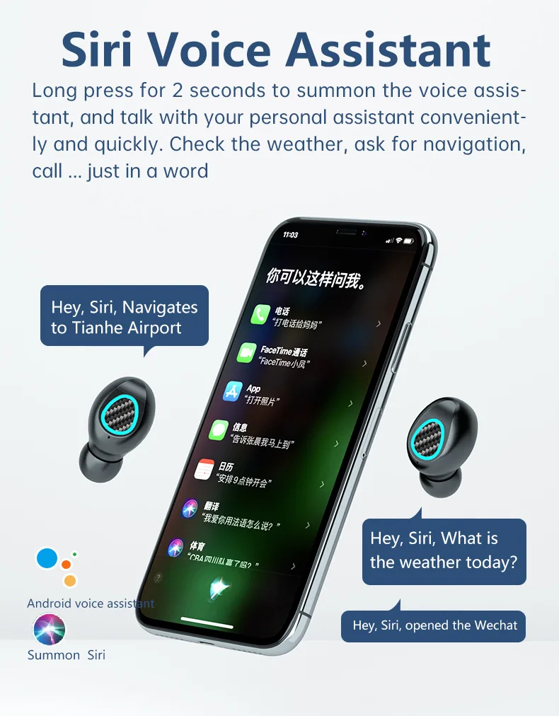 

2021 New F9 Wireless Bluetooth Earphones TWS Sports Headsets Stereo Touch Bluetooth 5.1 Headphones with 2000mAh Charging Box IOS