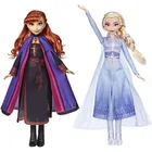 Оригинальная кукла Disney, кукла принцессы Эльзы и Анны, 33 см, кукла Снежная королева, коллекционные игрушки для девочек, подарок на день рождения, 2 шт.