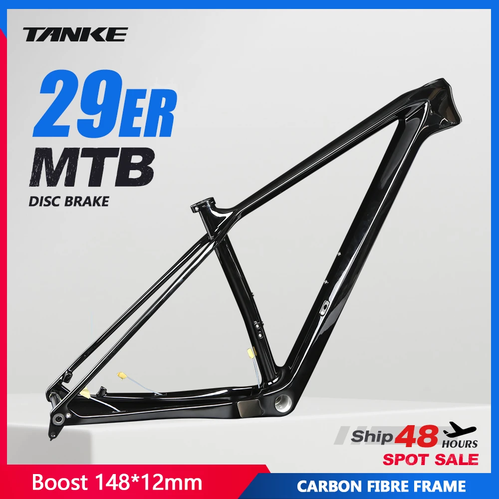 Велосипедная Рама 27 5 29er MTB T800 углеродное волокно boost диск BB68 резьба 148*12 мм через