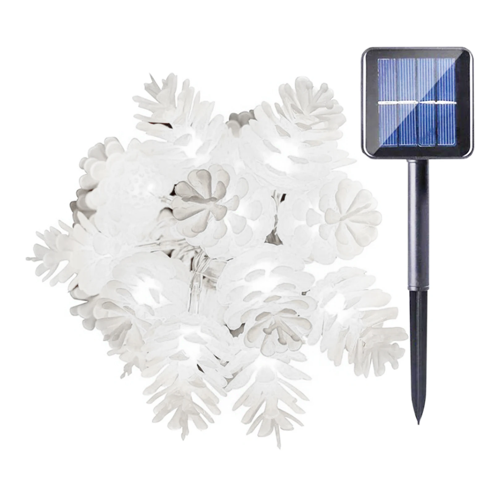 

5M Living Room Bedroom Garden Wedding LED String Light Durable Pine Cone Festival Energy Saving Party Home Decor Solar Powered