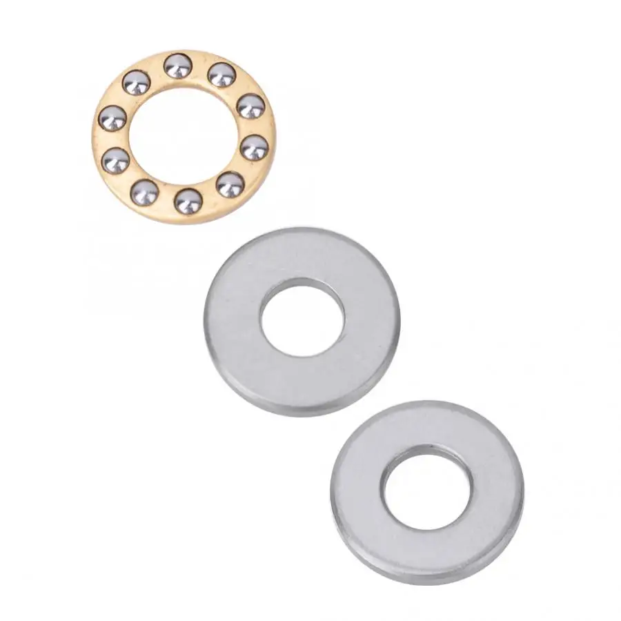 10 шт. упорный шарикоподшипник Миниатюрный Высокий плоский стальной набор