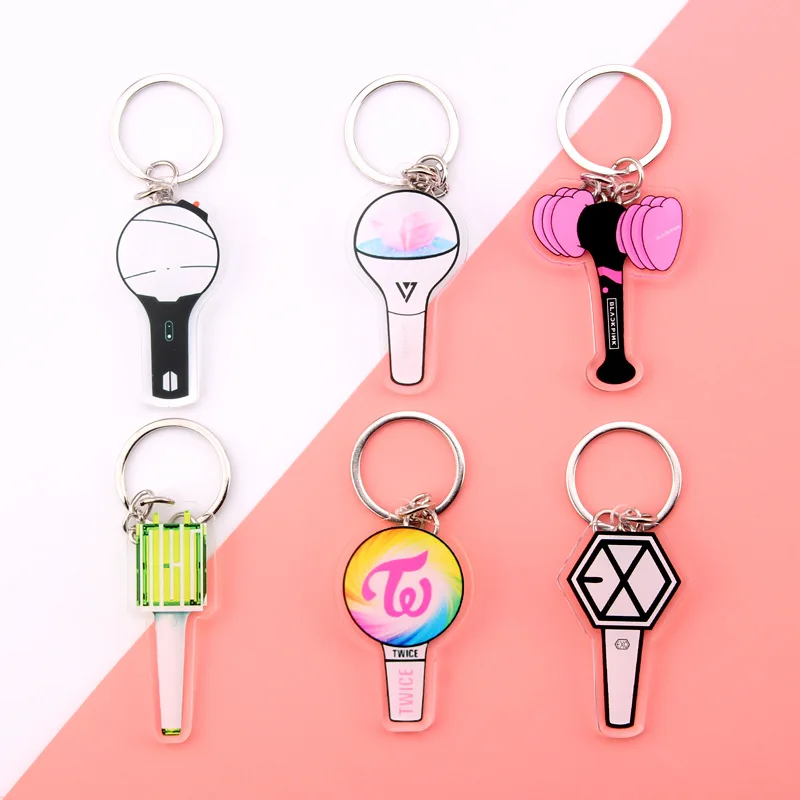 Брелок для ключей KPOP EXO GOT7 TWICE SEVENTEEN брелок мальчиков Bangtan милый кулон подарки |