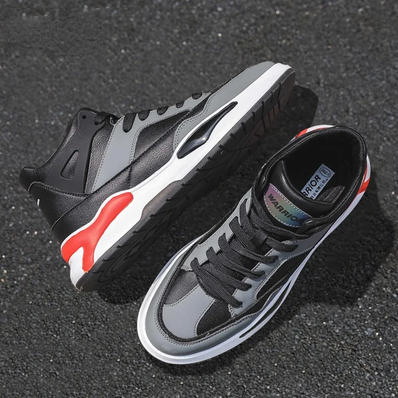 

Мужская обувь с высоким верхом, мужская обувь, новинка 2021, зимняя плюшевая обувь, осенне-зимняя мужская баскетбольная обувь