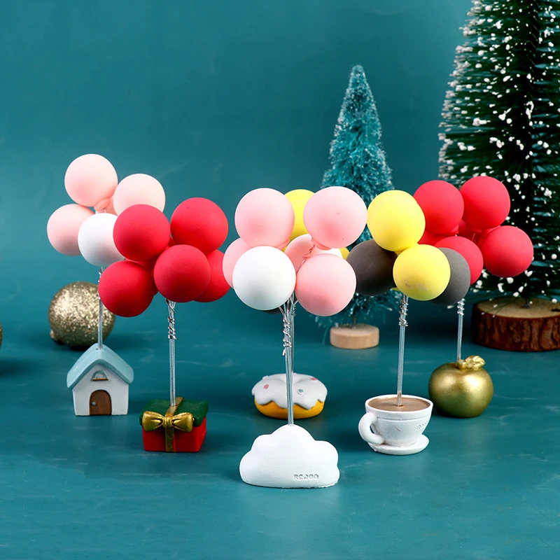 

1PC New 1:12 Dollhouse Miniature Colorful Balloons Doll Home Garden Ornaments &Car Decor Toys Gift