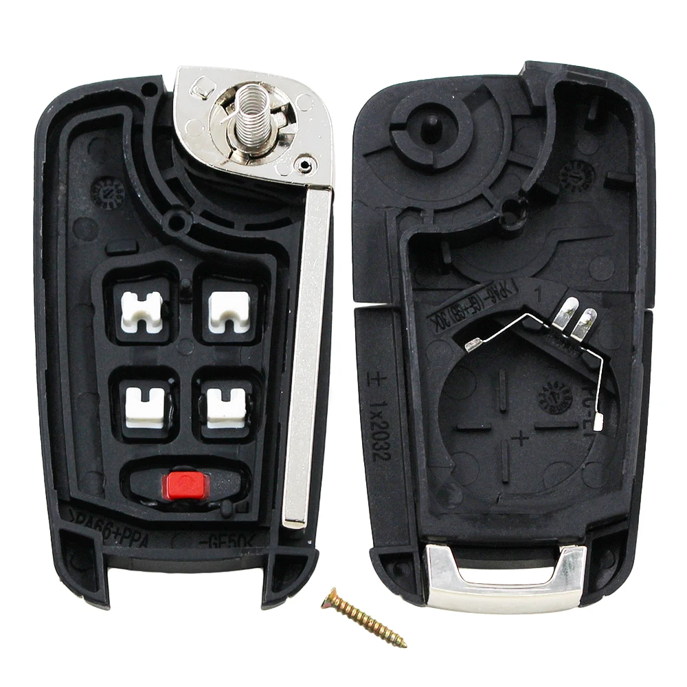 2/3/4/5 кнопка складной откидная оболочка ключа дистанционного управления чехол