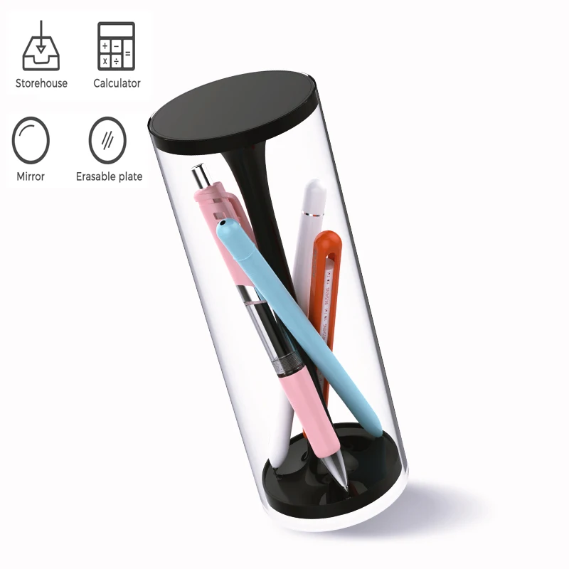 Креативный новый прозрачный подъемный пенал пресс многофункциональная ручка