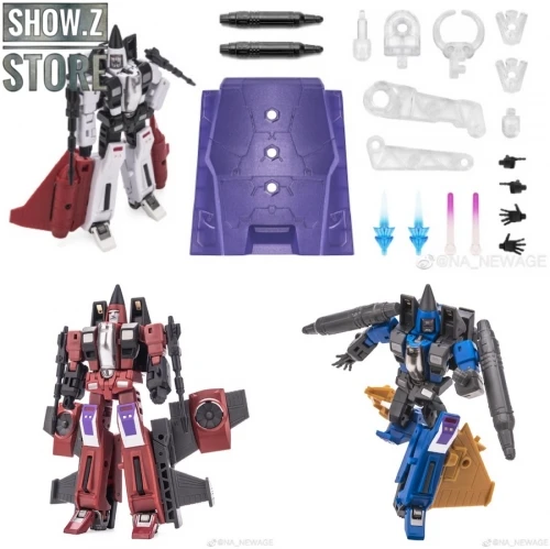 [Show. Z Store] NewAge H16 H17 H18 Beelzebul, Mammon& Mephisto Thrust, Ramjet& Dirge набор из 3 фигурок-трансформаций