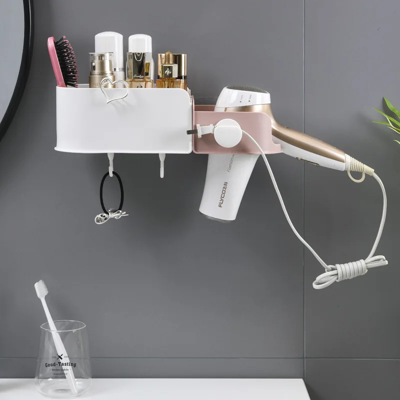 Настенный органайзер для ванной комнаты держатель зубной щетки без перфорации