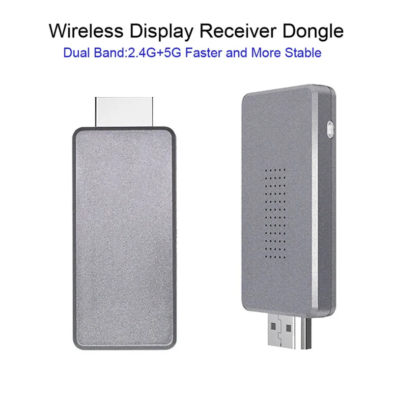 2 4G 5G Mirascreen Miracast беспроводной WiFi DLNA AirPlay зеркальный HD ТВ стик дисплей Dongle приемник