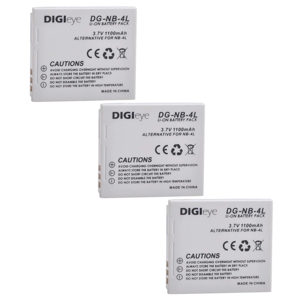 Аккумуляторная батарея для фотоаппарата Аккумулятор Canon IXUS 30 40 50 55 60 65 80 100 PowerShot