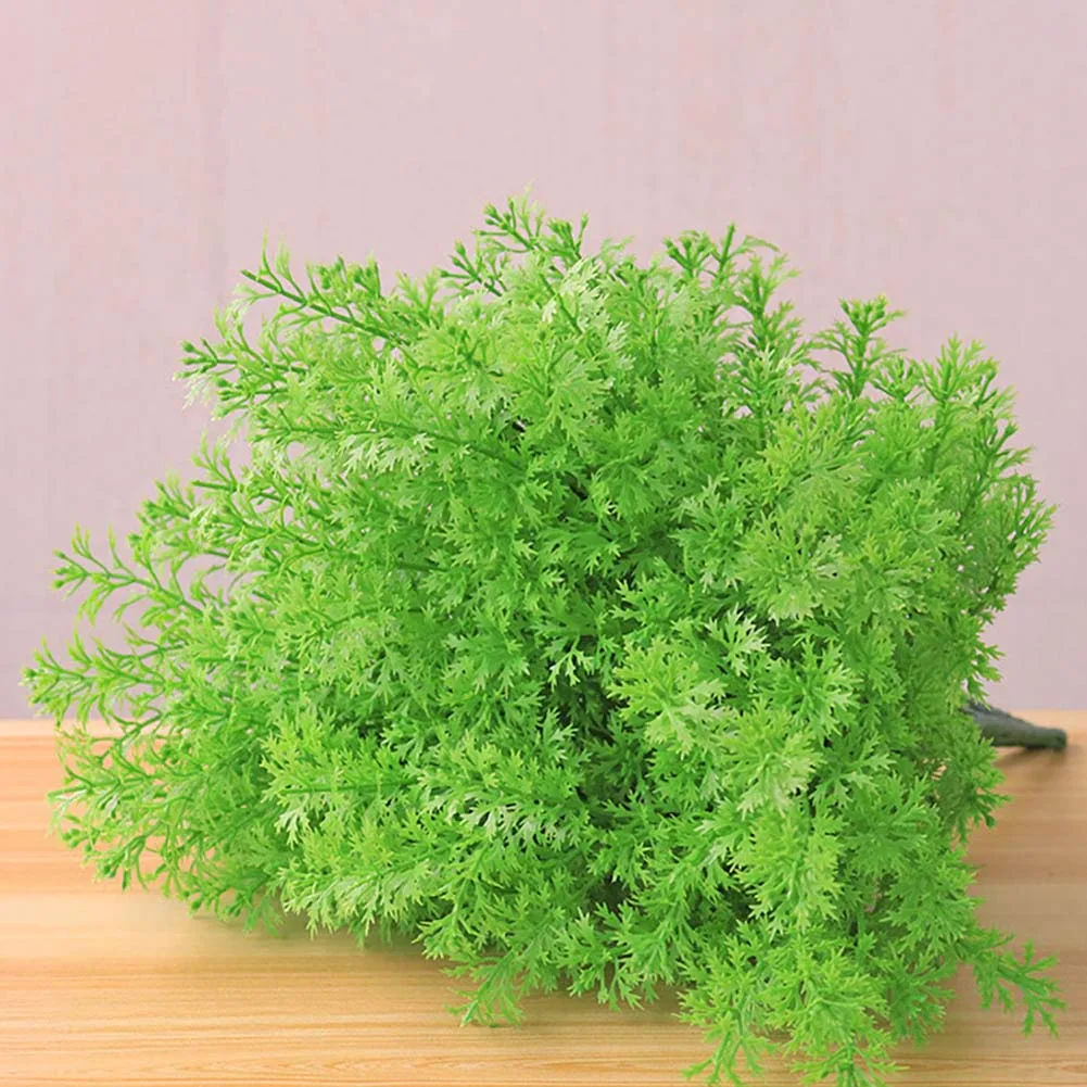 

Artificial Plants Green Grass Plastic Flower Artificial Grass Desktop Decor Grass For Garden Outdoor Decoration Fake Plants