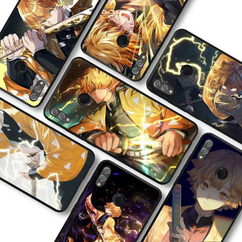 

Demon Slayer Agatsuma Zenitsu Phone Case For Huawei honor 10Lite 10i 20 8x 10 Funda for Honor 9lite 9xpro