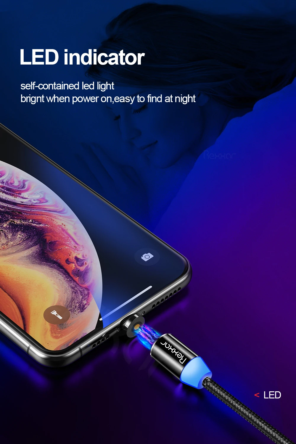 Магнитный кабель type C usb зарядный кабель Micro USB зарядное устройство для samsung Xiaomi iphone кабели для мобильных телефонов USB-C Магнитный шнур 1 м 2 м